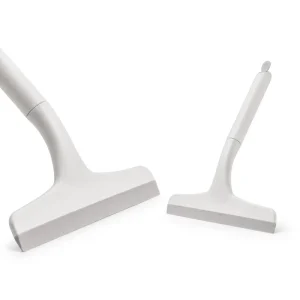 Handheld Squeegee One Piece Rubber Blade Streak Free Seamless Wiping No Water Streaks Ergonomic Curved Handle Glass Window Car