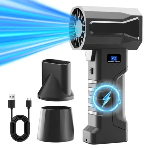 Handheld Turbo Fan Air Duster Car Dryer and Vacuum Cleaner for Car Washing