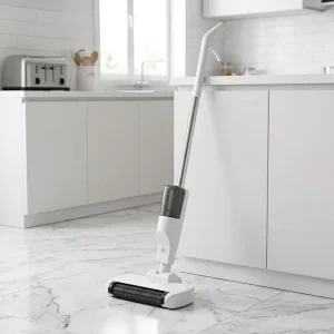 Handheld USB-Powered Electric Floor Cleaner and All-in-One Wet Dry Mop Scrubber