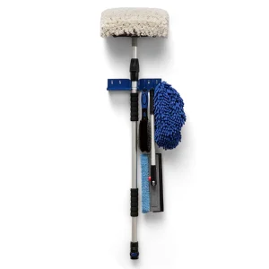 Handheld Water Flow Pole Car Wash Brush Sponge Chenille Cloth Detail Cleaner Car Cleaning Set