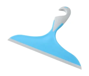 Handheld Window Squeegee with Hook TPR Blade Glass Wiper for Bathroom Mirror Shower Door Car Window Streak Free Cleaning Tool