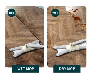 Hands-Free Long-Handle X-Type Rotating Mop, 360° No-Dead-Angle Cleaning, Replaceable Microfiber Pad