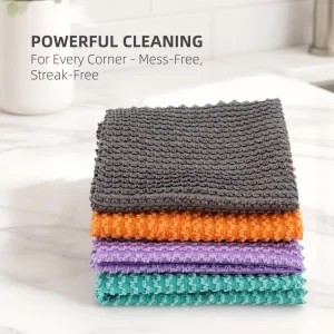 Handy Cloth Car Wash Towel Super Absorbent Green Eco Friendly Stocked for Kitchen Dishes Washing