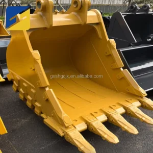 Hard Rock Digging Excavator Bucket Thick Wear Plate Mining Bucket for African Mine Market