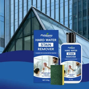Hard Water Stain Remover for Glass, Bathroom, Kitchen Faucets, and Showers