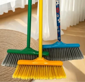 Hardwood Broom, 100/120/150 cm, with PP and PET Bristles for Home Floor Dust Removal