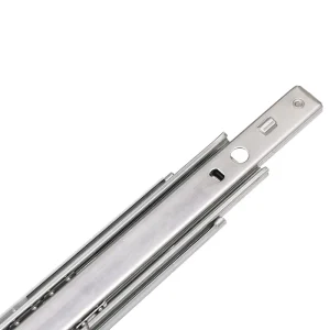 Heavy Duty 51mm Concealed Undermount Slide Q235 Cold Rolled Steel 3 Fold Full Extension Runner