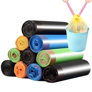 Heavy Duty Black Biodegradable Garbage Bags, 55-130 L, Large Household Trash Bags