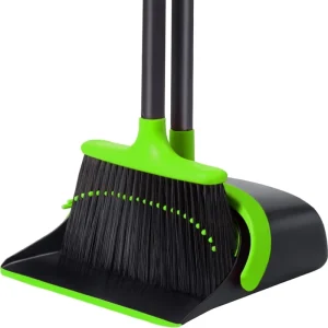 Heavy-Duty Brooms for Indoor Kitchen Office Lobby Floor Cleaning Pet Hair and Rubbish