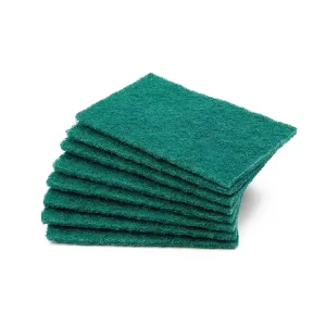 Heavy Duty Cleaning Abrasive Green Scouring Pad Sponge Scouring Pad in Bulk Packing