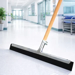 Heavy Duty Commercial Floor Squeegee for School and Hospital Cleaning Durable Rubber Blade Industrial Water Scraper