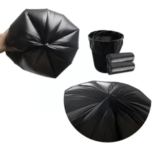 Heavy Duty Commercial HDPE Flat Top Roll Tear Resistant Leakproof Plastic Garbage Bags