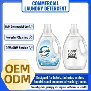 Heavy Duty Commercial Laundry Detergent Liquid OEM ODM Bulk Supply for Hotel Linen Towels and Workwear