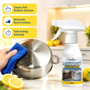 Heavy-Duty Degreasing Spray Oil Stain Cleaner for Kitchen Stovetops and Range Hoods