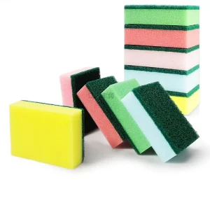 Heavy-Duty Double-Faced Kitchen Scrub Sponge Scouring Pad