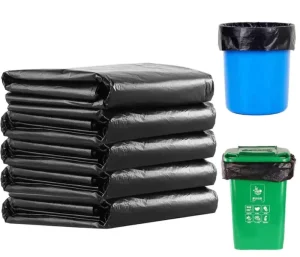 Heavy Duty Drawstring Garbage Bags in Roll for Kitchen and Storage Use
