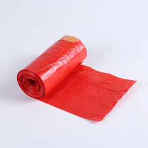 Heavy Duty Drawstring Plastic Trash Bags, Leak Resistant, Disposable, On Roll