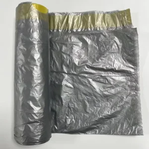 Heavy Duty Drawstring Trash Bags 20 30 33 40 Gallons Tear Proof HDPE Full Biodegrade for Industrial Commercial Use