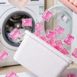 Heavy Duty Eco Friendly Anti Bacterial Deep Clean Disposable Pods Oil Mud Stain Removal Floral Lavender Scent Apparel Automatic