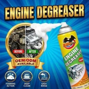Heavy-Duty Engine Degreaser Spray 600ml Foaming Car Engine Bay Cleaner