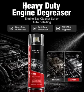 Heavy Duty Engine Degreaser Spray Aerosol Engine Cleaner Foam Cleaner for Automotive Car Care Oil Grease Removal OEM