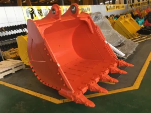 Heavy-Duty Excavator Rock Bucket for 35-Ton Excavators, Hard Soil, Rock and Stone Handling, 1000kg