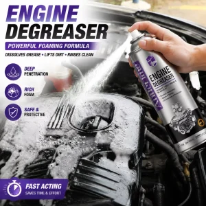 Heavy Duty Foam Spray Oil Dirt Remover Degreaser Auto Detailing Maintenance Engine Bay Cleaner