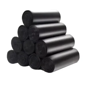 Heavy-Duty HDPE/LDPE Trash Bags for Kitchen Garden and Office Recyclable Flexo-Printed Garbage Bag Rolls