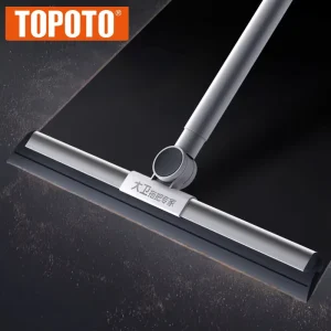 Heavy Duty Household Broom Window Squeegee Scrubber with Adjustable Telescopic Pole PP Mop for Floor Wipe