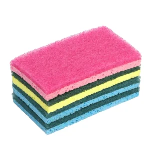 Heavy Duty Household Melamine Cellulose Nylon Cleaning Sponge Scouring Pad for Kitchen Use