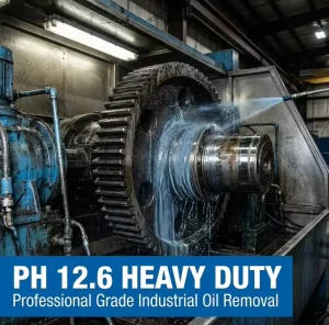 Heavy Duty Industrial CLEAN 255 Strong Alkaline Cleaner for Tough Oil