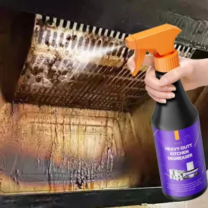 Heavy Duty Kitchen Degreaser Kitchen Powerful Grease Remover Range Hood Cleaner Foam Spray