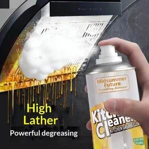 Heavy-Duty Kitchen Foam Degreaser for Range Hoods and Grease Stains