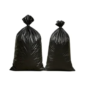 Heavy Duty Large Thickened Black HDPE LDPE Custom Garbage Bags 8 64 Gallon Disposable Commercial Industrial Use