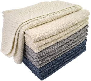 Heavy Duty Microfiber Kitchen Towel Highly Absorbent Quick Dry Soft Lint Free Towel for Dish Drying
