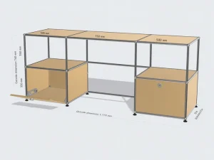 Heavy Duty Modular Modern Stainless Steel Shelving with Wheels Mobile Storage for Living Room Apartment Bedroom Hotel Workshop