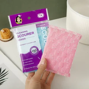 Heavy-Duty Non-Scratch Double-Sided Cleaning Scrub Sponge Dish Scouring Pads
