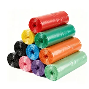 Heavy Duty PE Flat Top Garbage Bag Leak proof Plastic Trash Bag Bin Liners for Kitchen Office and Industrial Use