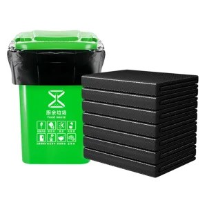 Heavy Duty Polyethylene Rubbish Bags in Rolls with Custom Logo Option Disposable Trash Sacks