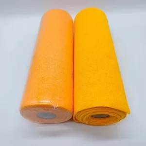 Heavy Duty Professional 25x25cm Tear Away Absorbent Multipurpose Non Scratch Car Household Microfiber Cleaning Cloth Roll