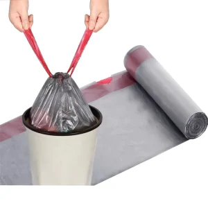 Heavy Duty Recyclable Drawstring Household Bin Liner Garbage Bags