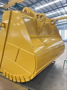 Heavy Duty Reinforced Rock Type Excavator Bucket Rock Teeth 1700mm Width Suitable 349D Quarry Mining Hard Rock Excavation
