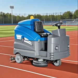 Heavy-Duty Ride-On Commercial Floor Scrubber 36V 200A High-Capacity Burnishing Machine