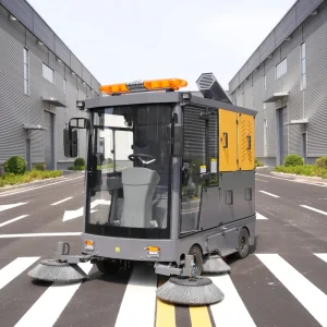 Heavy-Duty Ride-On Sweeper for Concrete Cement Warehouse Floors