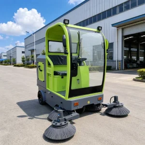 Heavy-Duty Ride-on Floor Sweeper Machine Electric Industrial Battery Cleaner for Concrete Warehouse Road