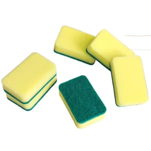 Heavy-Duty Round-Corner Double-Sided Reusable Non-Scratch Kitchen Sponge