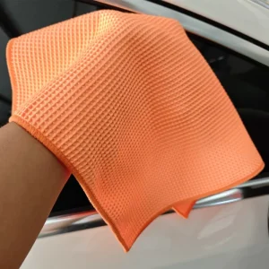 Heavy-Duty Scratch-Free Lint-Free Waffle Weave Microfiber Towel Multi-Purpose Car Home Kitchen Cleaning Cloth