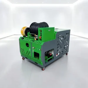 Heavy Duty Sewer Jetting Machine Pressure 27Hp Power Single Cylinder Engine Pipe Unclogger