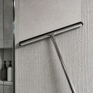 Heavy Duty Stainless Steel Cleaning Squeegee Eva Blade Eco Friendly Durable Plastic Handle Patio Glass
