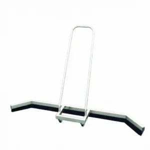 Heavy Duty Stainless Steel Court Squeegee Silver Frame Rubber Blade Ideal for Basketball Tennis Courts Parking Lots Outdoor